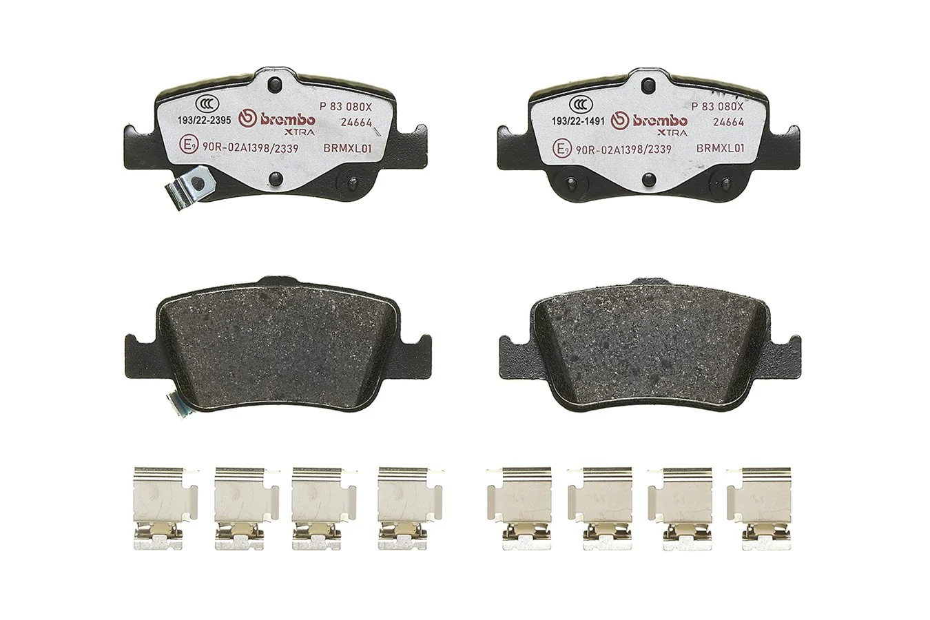 Brake Pad Set, disc brake XTRA LINE P 83 080X