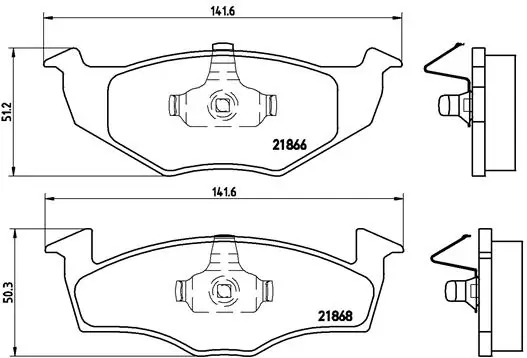 Brake Pad Set, disc brake PRIME LINE P 85 025
