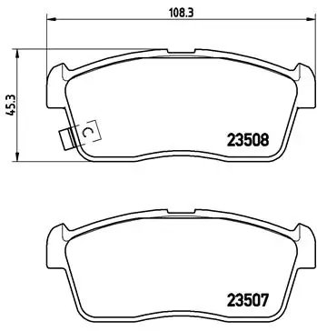 Brake Pad Set, disc brake PRIME LINE P 79 020