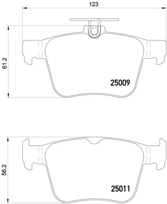Brake Pad Set, disc brake PRIME LINE P 85 124