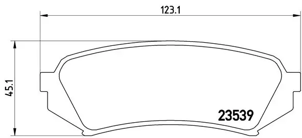 Brake Pad Set, disc brake PRIME LINE P 83 049