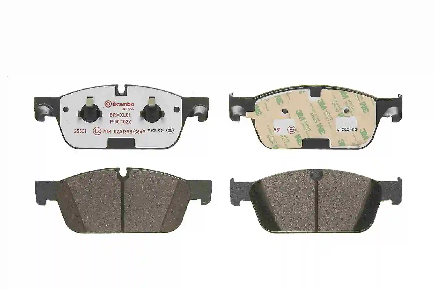 Brake Pad Set, disc brake XTRA LINE P 50 102X