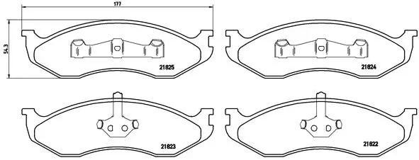 Brake Pad Set, disc brake PRIME LINE P 37 004