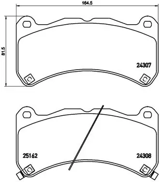 Brake Pad Set, disc brake PRIME LINE P 83 146