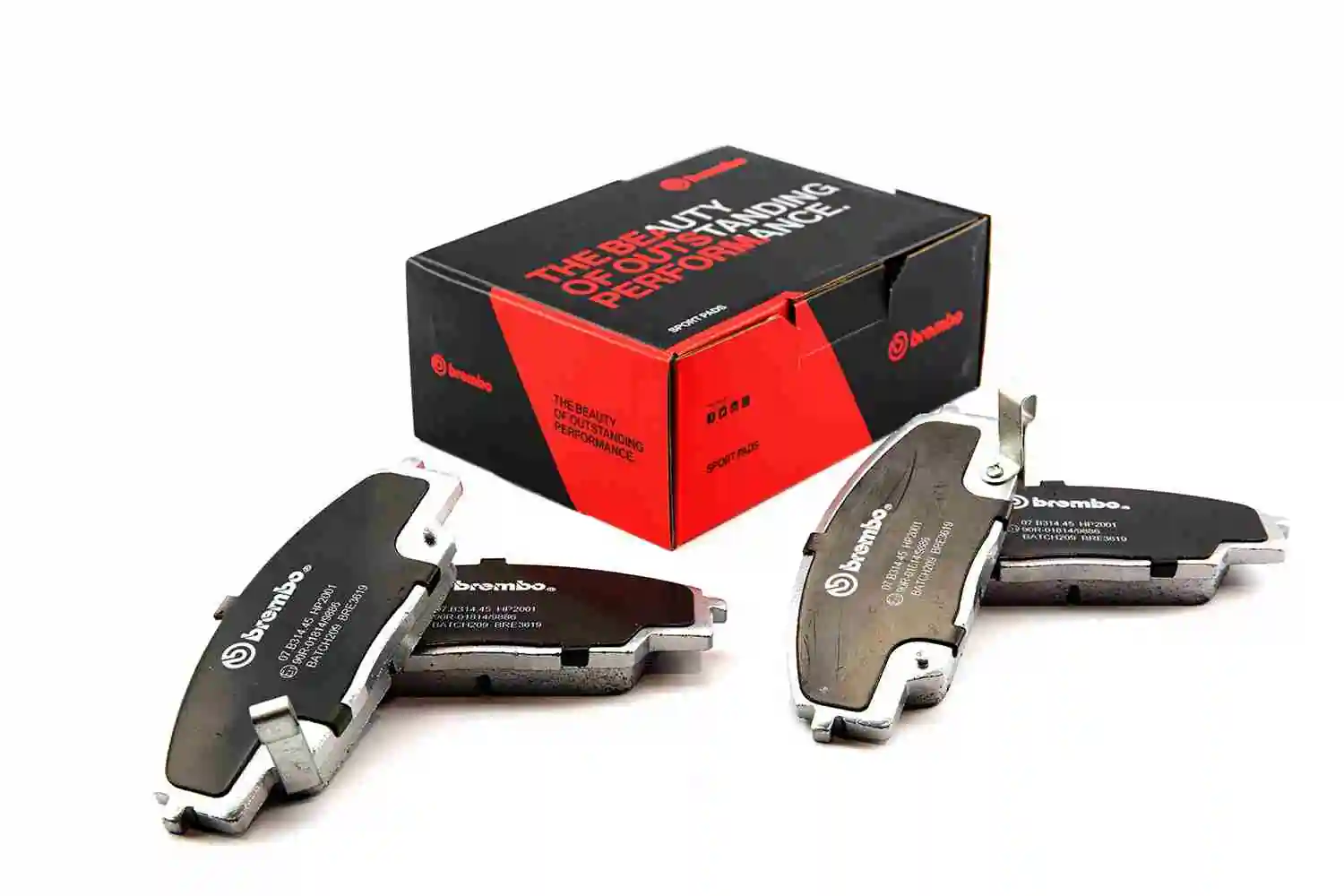 High Performance Brake Pad Set UPGRADE, SPORT | HP2000 07.B314.45