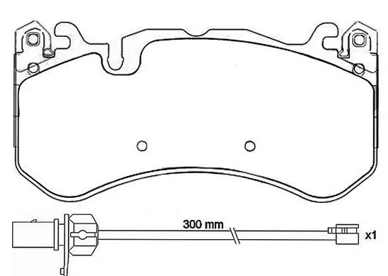 Brake Pad Set, disc brake PRIME LINE P 50 127