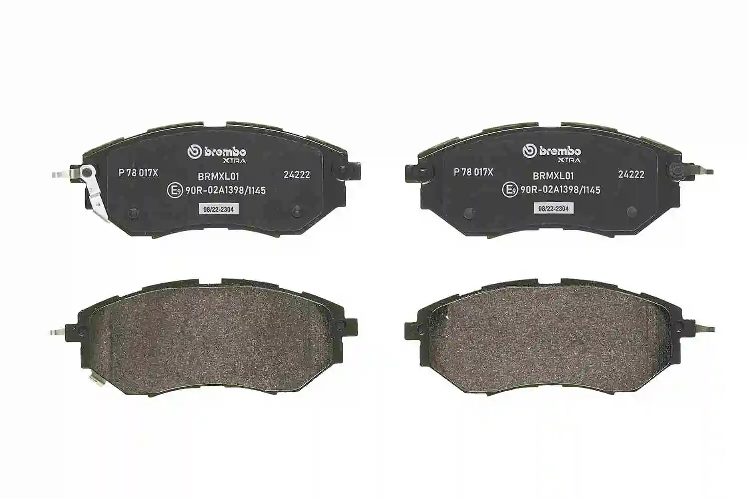 Brake Pad Set, disc brake XTRA LINE P 78 017X