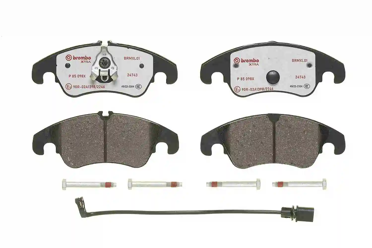 Brake Pad Set, disc brake XTRA LINE P 85 098X