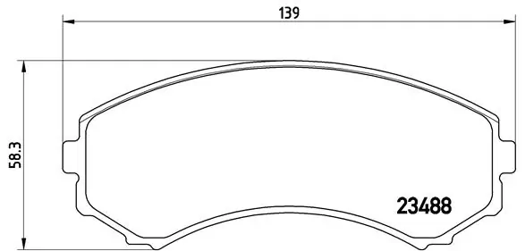 Brake Pad Set, disc brake PRIME LINE P 54 029