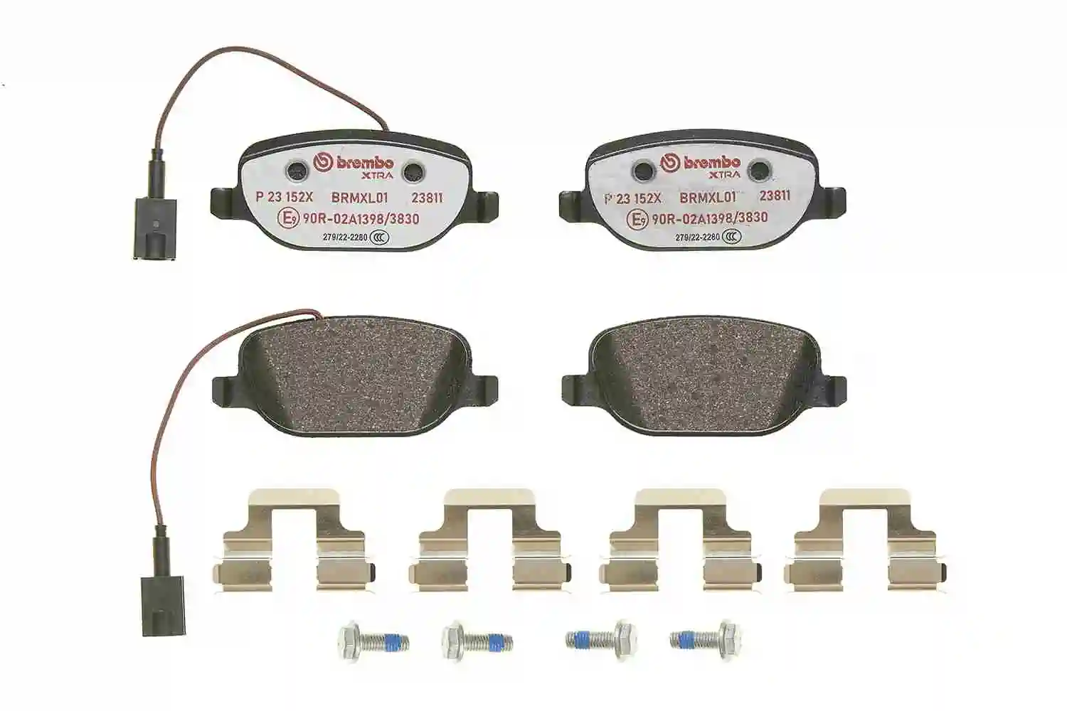 Brake Pad Set, disc brake XTRA LINE P 23 152X