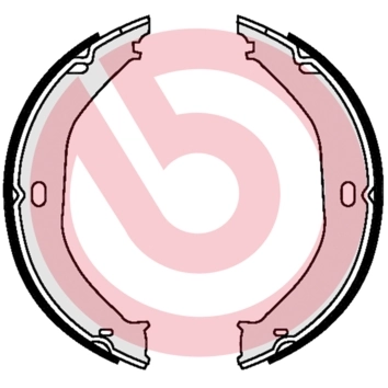 Brake Shoe Set, parking brake ESSENTIAL LINE S 37 505