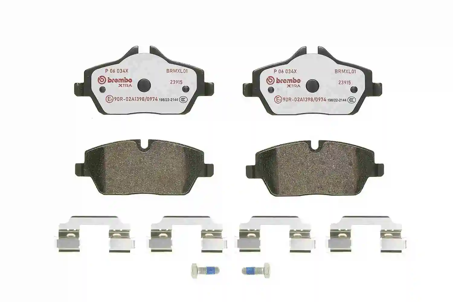 Brake Pad Set, disc brake XTRA LINE P 06 034X