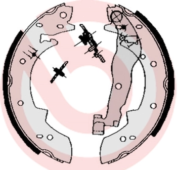 Brake Shoe Set ESSENTIAL LINE S 68 511