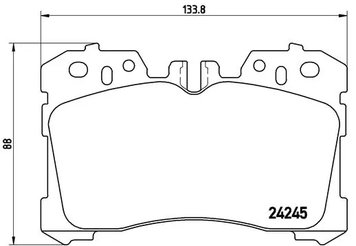 Brake Pad Set, disc brake PRIME LINE P 83 075