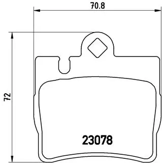 Brake Pad Set, disc brake PRIME LINE P 50 042