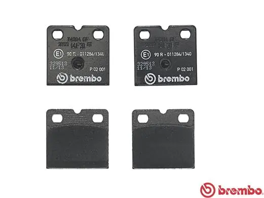 Set bantalan rem, rem parkir cakram PRIME LINE P 02 001