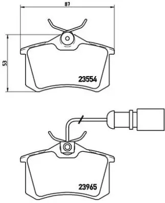 Brake Pad Set, disc brake PRIME LINE P 85 058