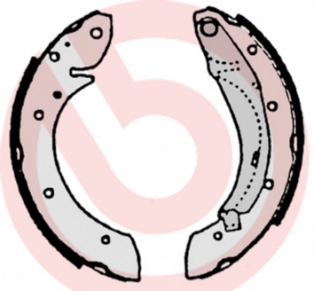 Brake Shoe Set ESSENTIAL LINE S 61 522