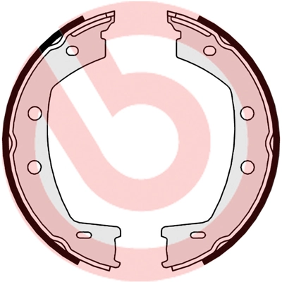 Brake Shoe Set, parking brake ESSENTIAL LINE S 44 508