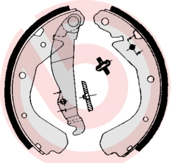 Brake Shoe Set ESSENTIAL LINE S 59 508