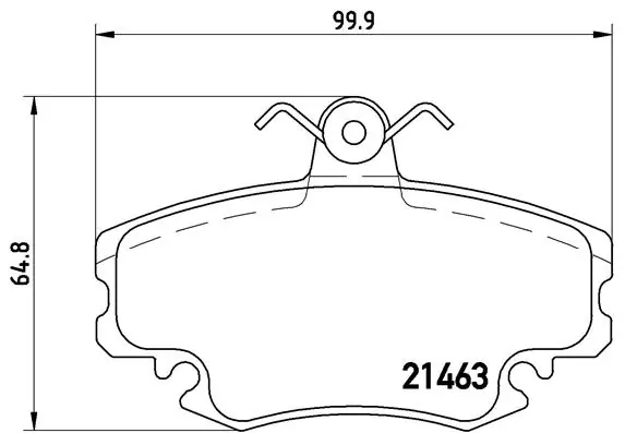 Brake Pad Set, disc brake PRIME LINE P 68 038