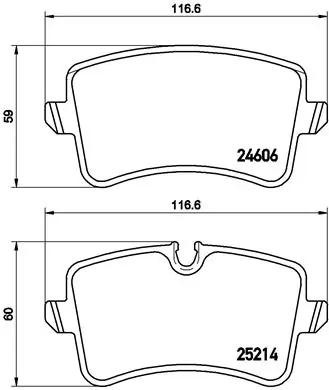 Brake Pad Set, disc brake PRIME LINE P 85 120