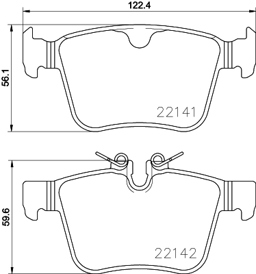 Brake Pad Set, disc brake PRIME LINE P 86 029