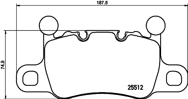 Brake Pad Set, disc brake PRIME LINE P 65 038