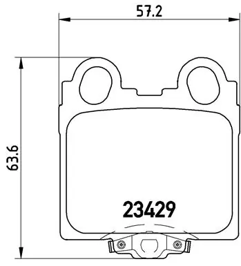 Brake Pad Set, disc brake PRIME LINE P 83 045