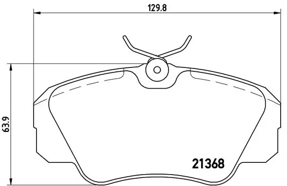 Brake Pad Set, disc brake PRIME LINE P 59 016