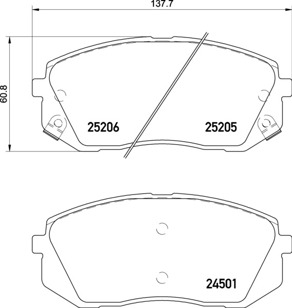 Brake Pad Set, disc brake BEYOND LINE - EV P 30 093E