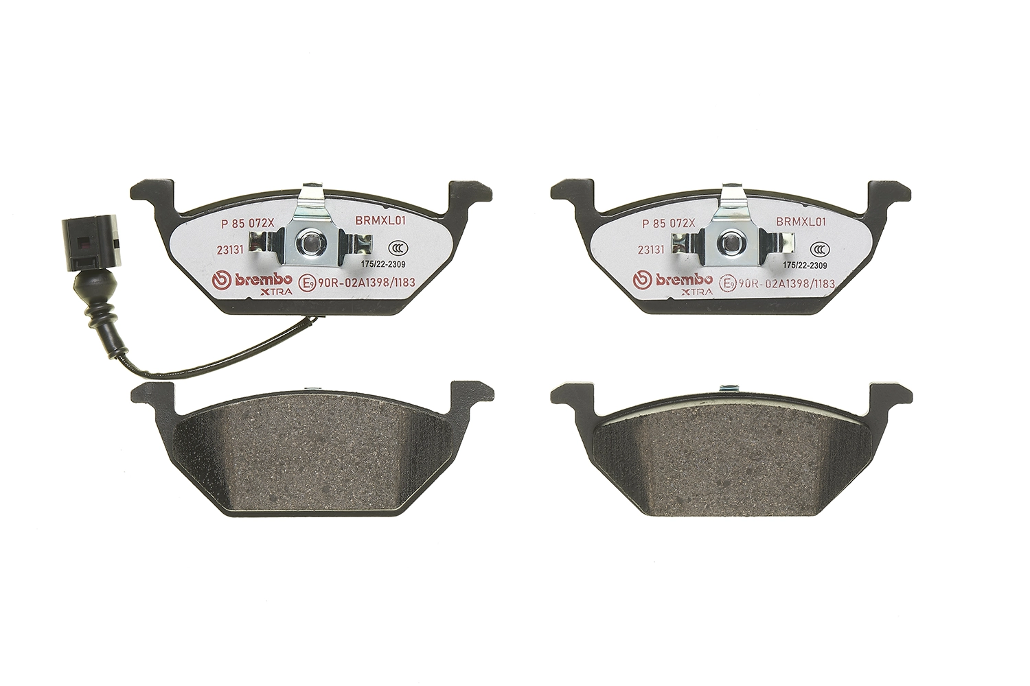 Brake Pad Set, disc brake XTRA LINE P 85 072X