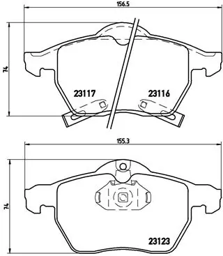 Brake Pad Set, disc brake PRIME LINE P 59 048