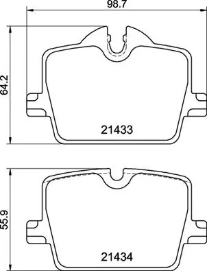 Brake Pad Set, disc brake PRIME LINE P 06 114