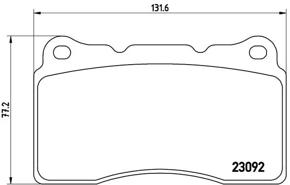 Brake Pad Set, disc brake PRIME LINE P 54 040