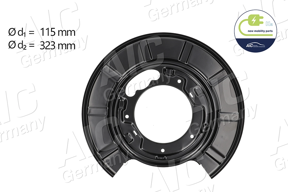 Splash Guard, brake disc NEW MOBILITY PARTS 70791