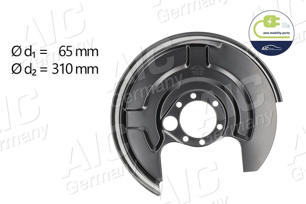 Splash Guard, brake disc NEW MOBILITY PARTS 56228