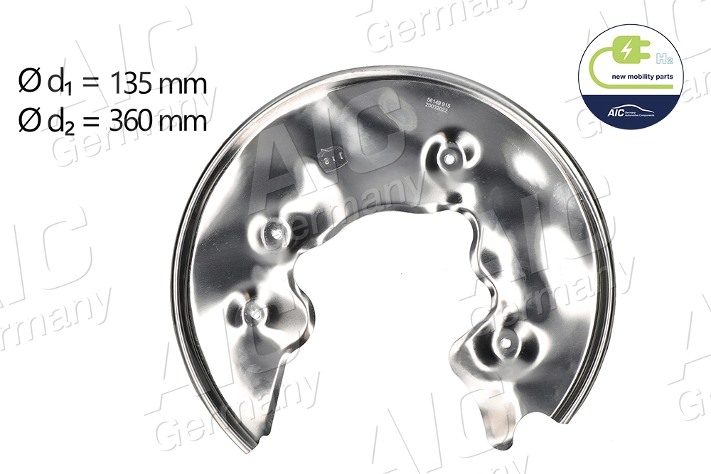 Splash Guard, brake disc NEW MOBILITY PARTS 56149