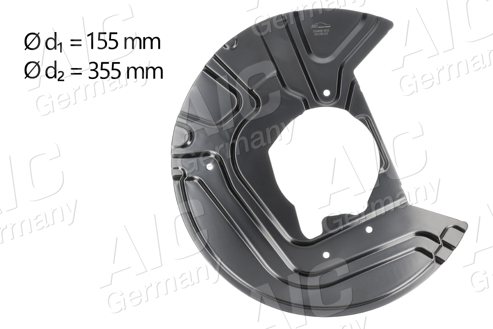 Splash Guard, brake disc Original AIC Quality 55909