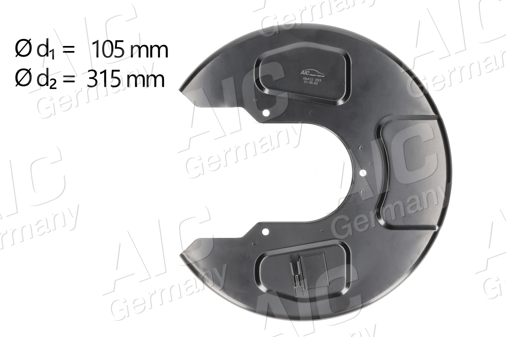 Splash Guard, brake disc Original AIC Quality 56412