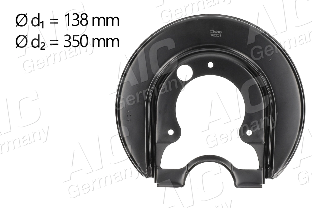 Splash Guard, brake disc Original AIC Quality 57846