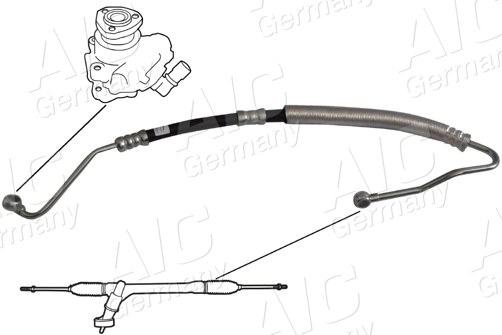 Hydraulic Hose, steering Original AIC Quality 54941