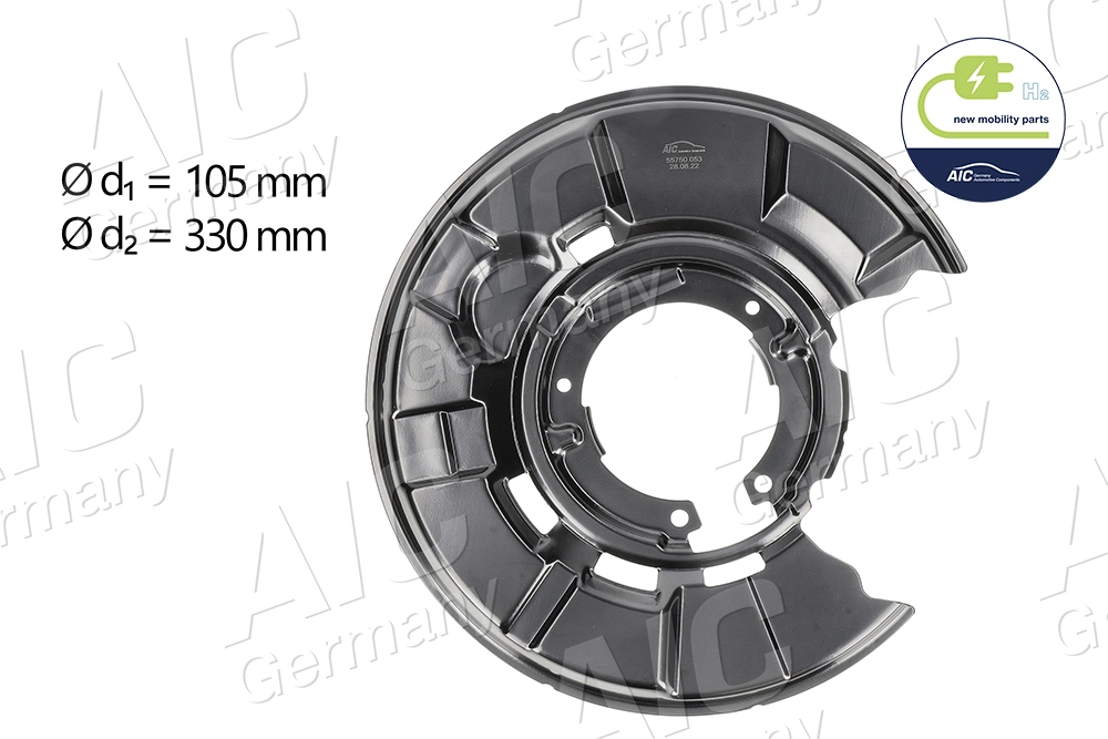 Splash Guard, brake disc NEW MOBILITY PARTS 55750