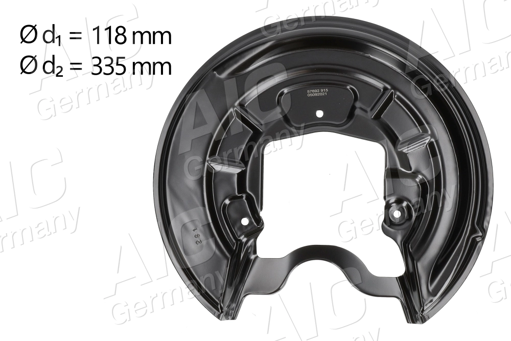 Splash Guard, brake disc Original AIC Quality 57692