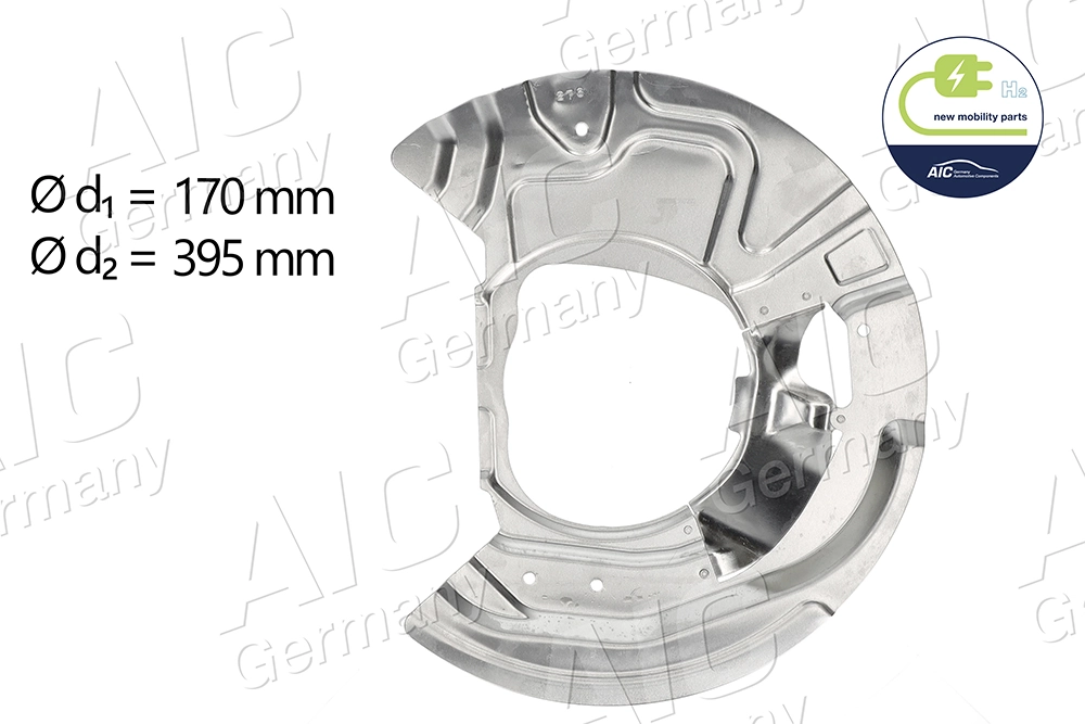 Splash Guard, brake disc NEW MOBILITY PARTS 57761