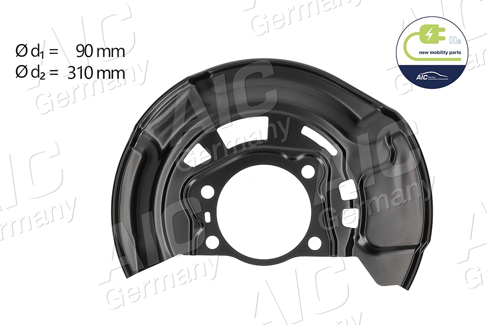 Splash Guard, brake disc NEW MOBILITY PARTS 71391