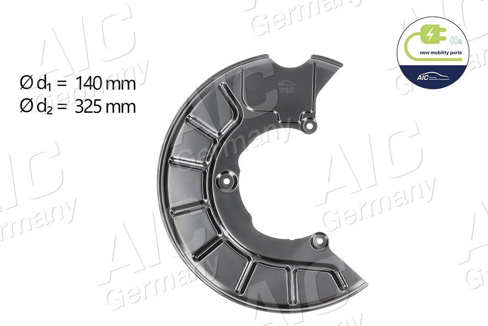 Splash Guard, brake disc NEW MOBILITY PARTS 54845