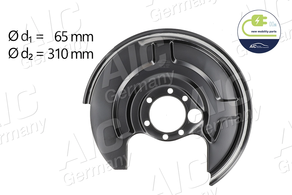 Splash Guard, brake disc NEW MOBILITY PARTS 56227