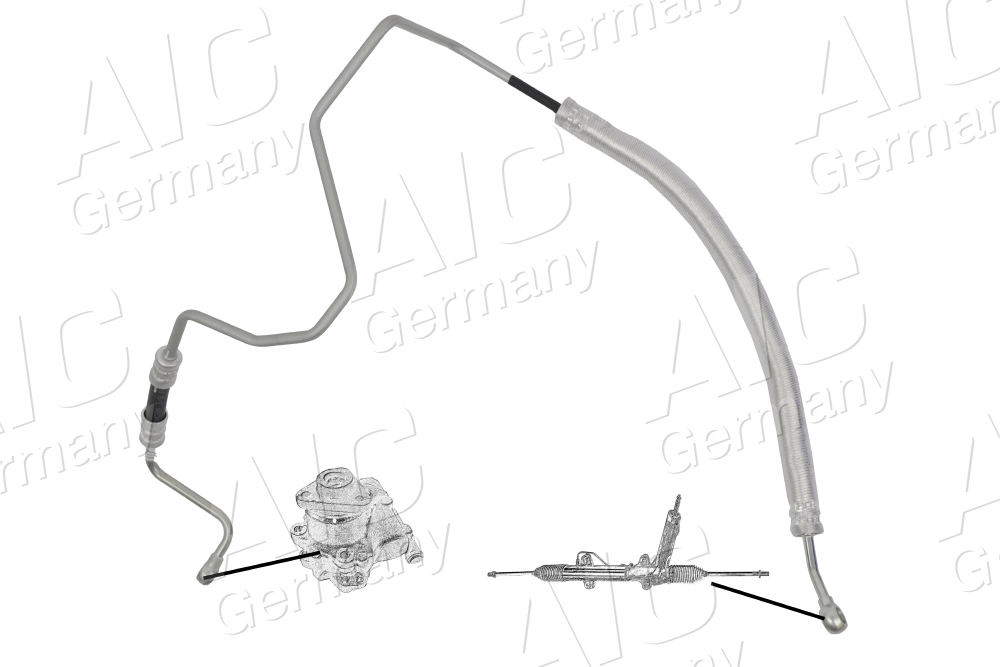 Hydraulic Hose, steering Original AIC Quality 54996