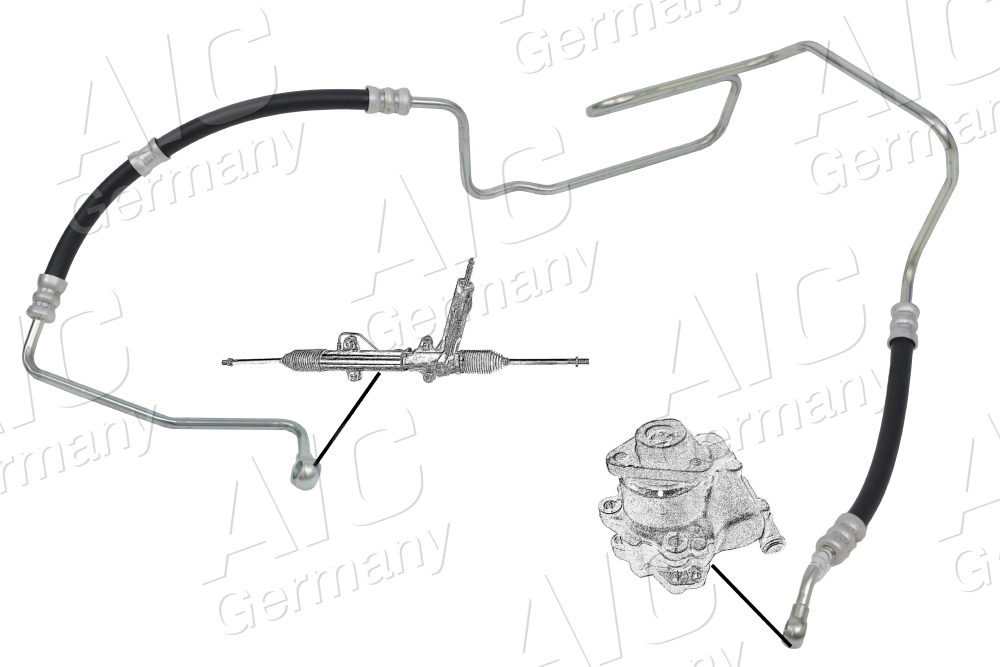 Hydraulic Hose, steering Original AIC Quality 54995